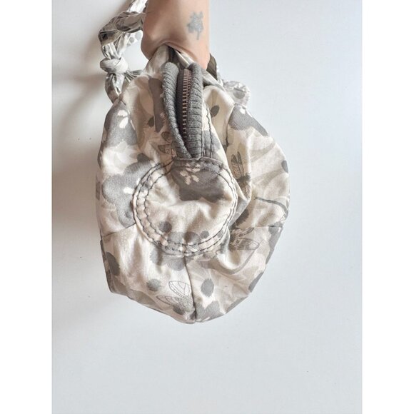 LESPORTSAC Boutique Veronique Ophelia Grey Floral Dragonfly Shoulder Bag Purse - Picture 5 of 16